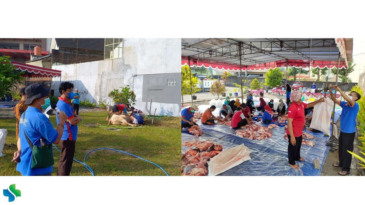 Kegiatan Penyembelihan Hewan Qurban Oleh RSUD Sleman
